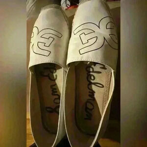 White Leather Style Khloe SAM EDELMAN Womens Shoes Size 9.5 Khloe Style